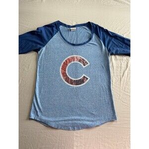Genuine Merchandise by Campus Lifestyle Chicago Cubs NBL 3/4 Sleeve Tshirt Large